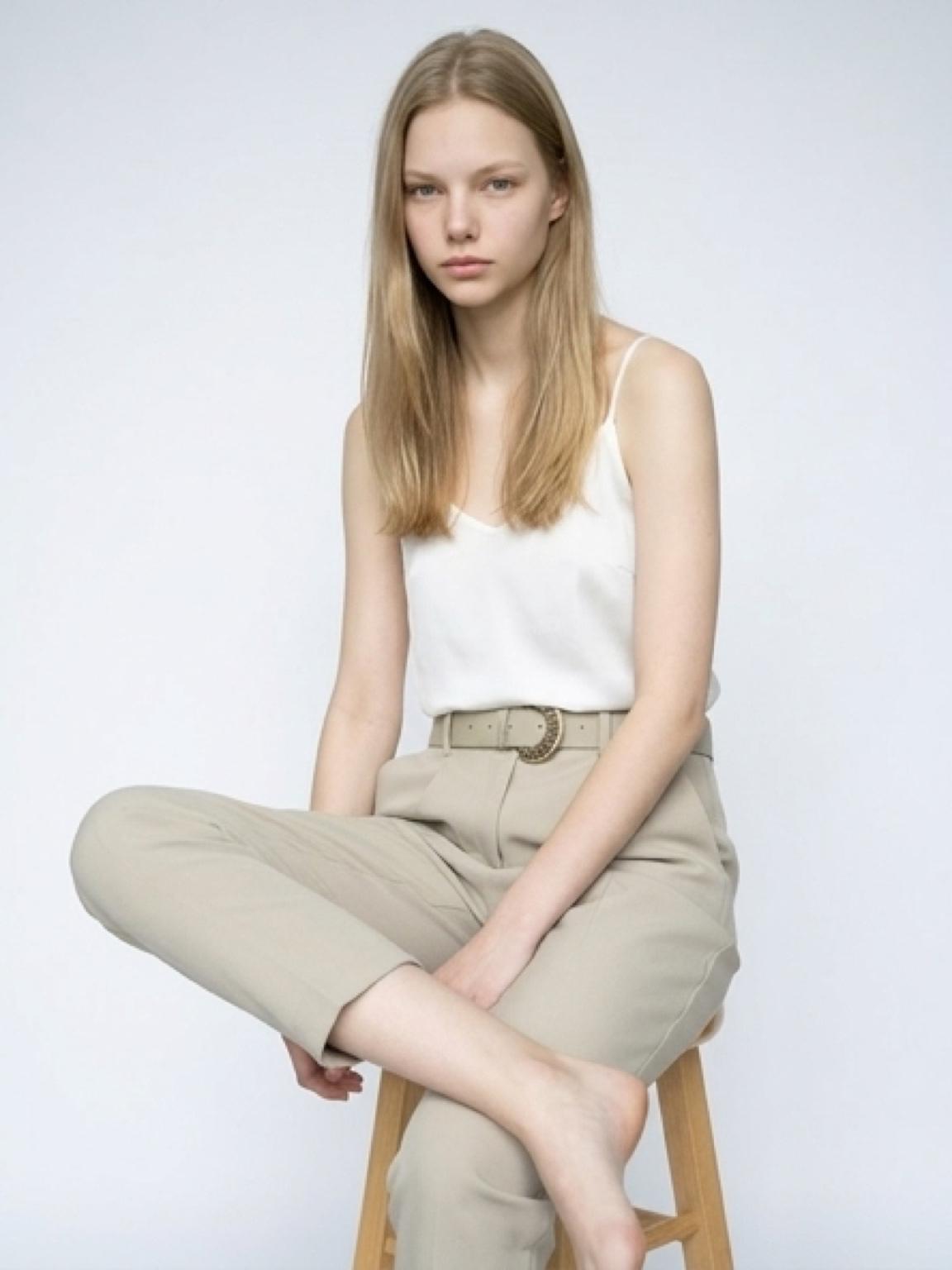 1952 Crepe Trousers With Belt