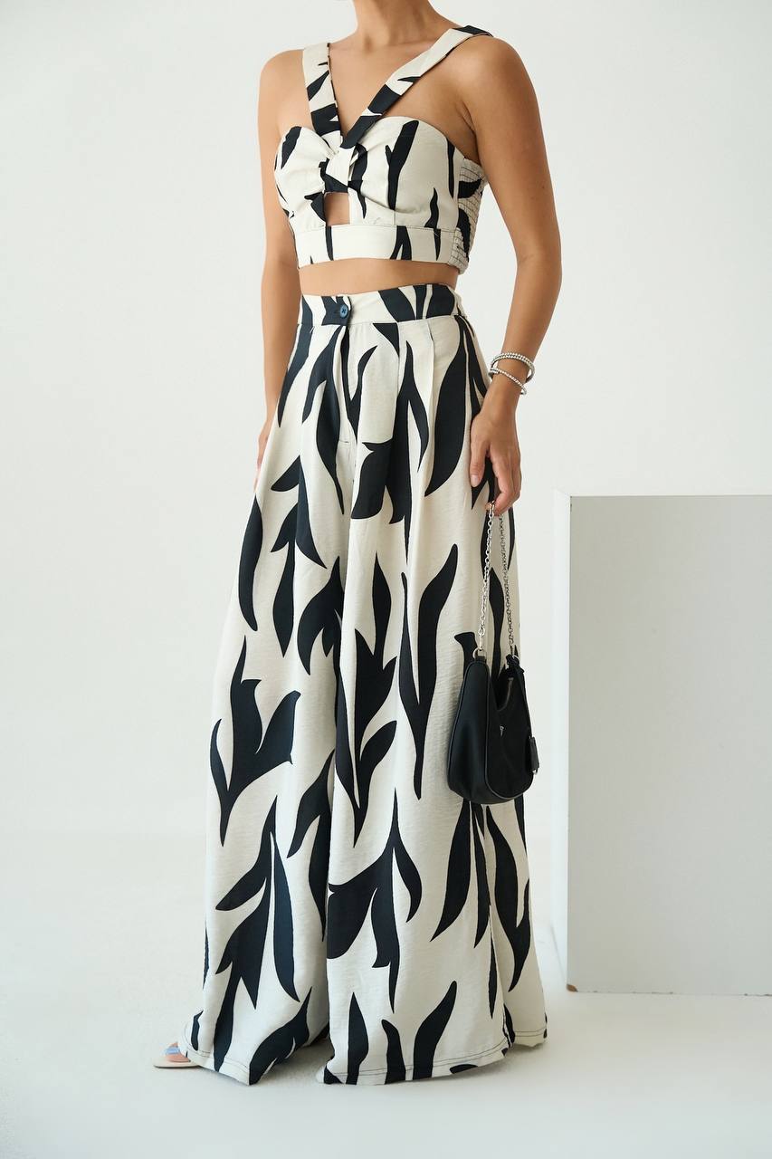 1952 Luxe Co Ord Trouser Set