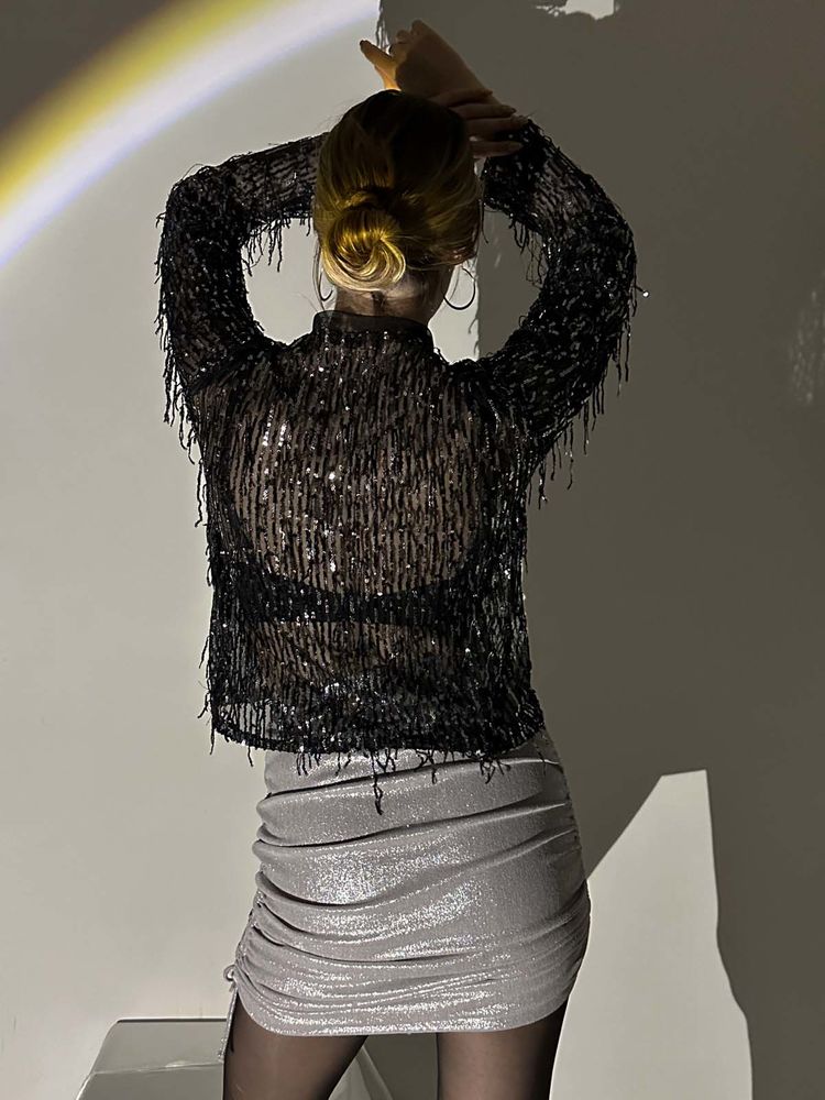 1952 Sequin Sheer Jumper