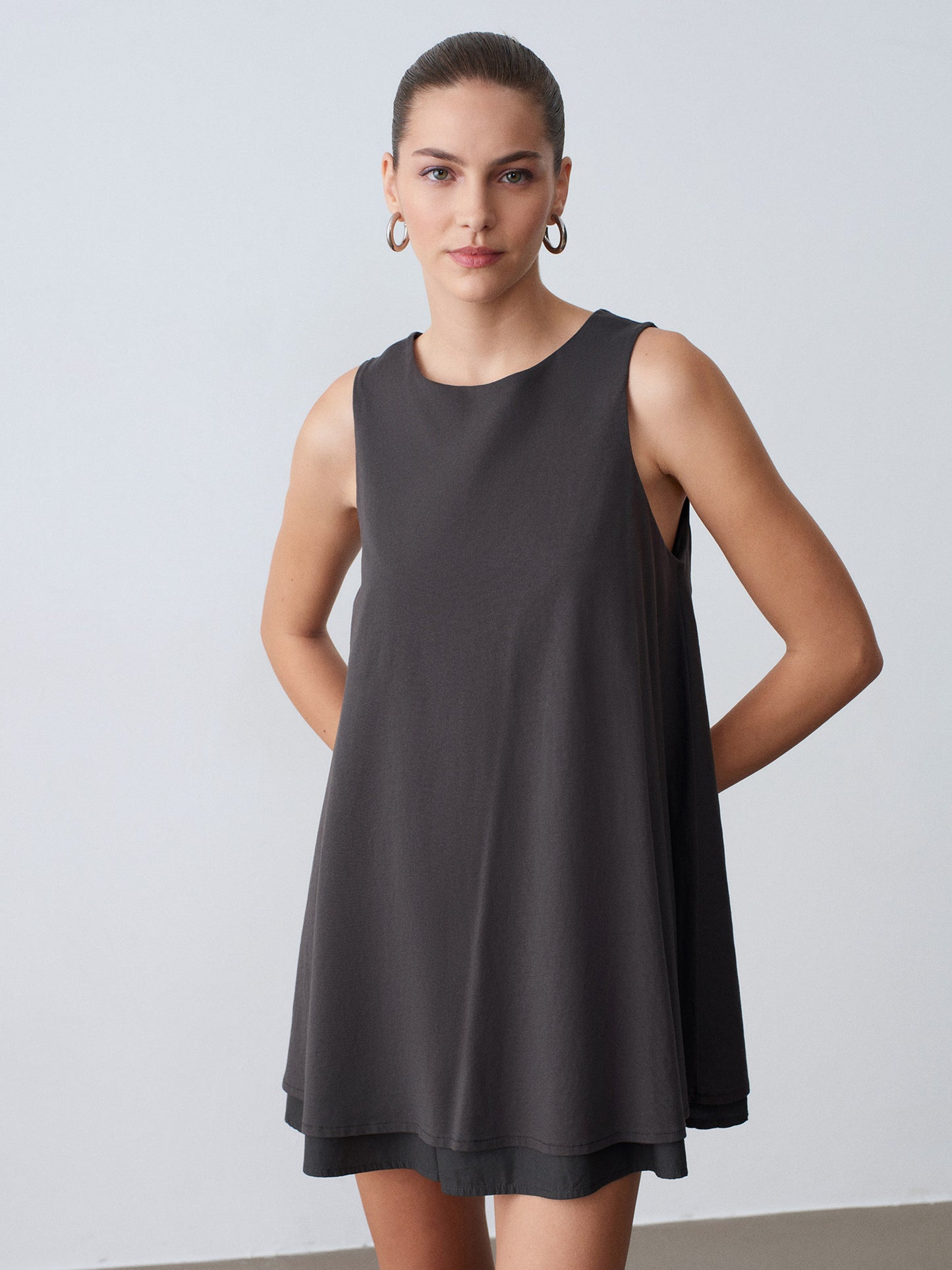 1952 Black swing OVERLAY Dress