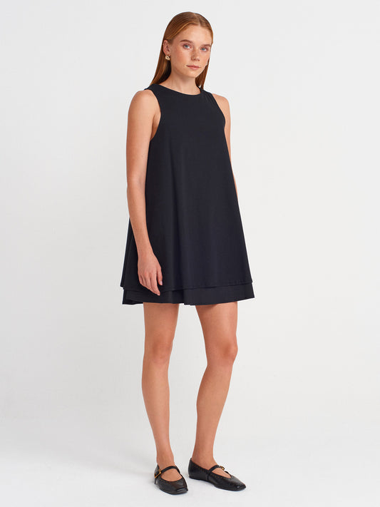 1952 Black swing OVERLAY Dress