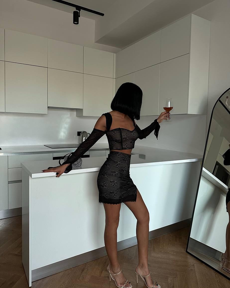 Stunning lace two piece from our new Valentines