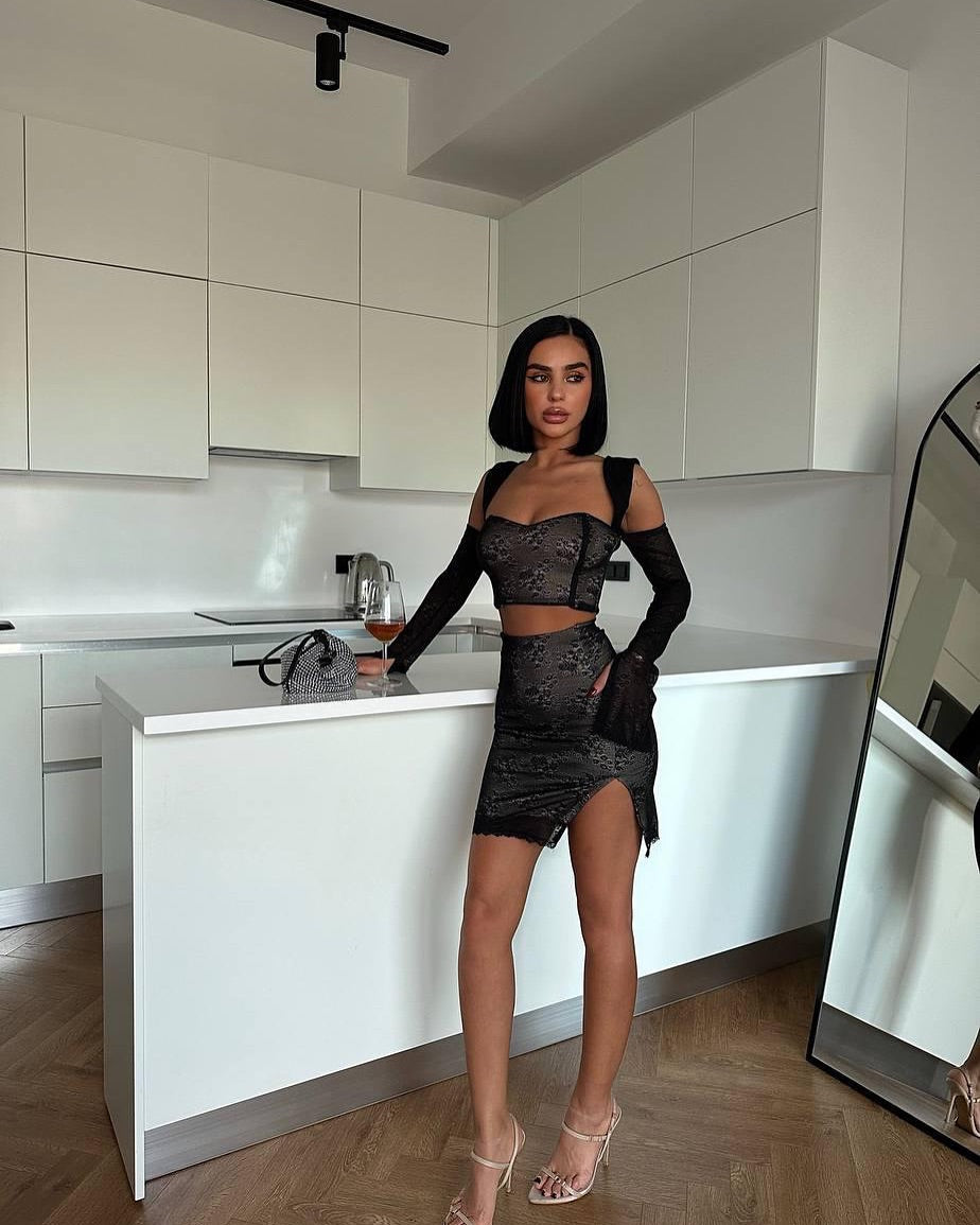 Stunning lace two piece from our new Valentines