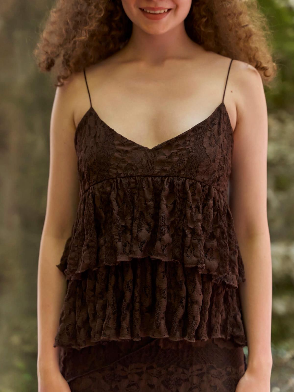 Co Ords Lace Tops with Skirt