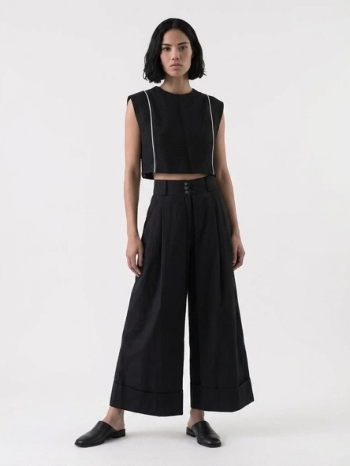 1952 Black Maxi Trouser