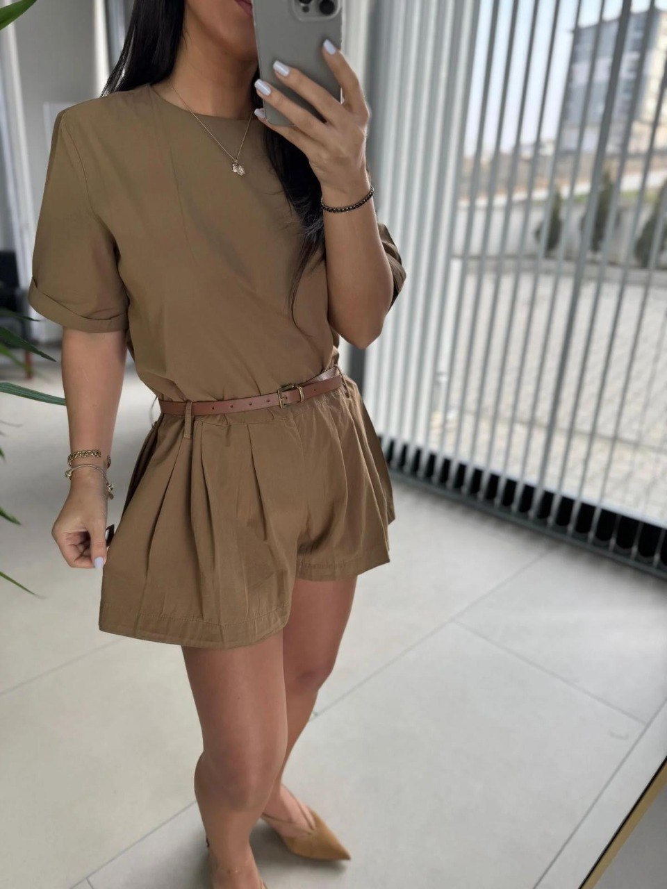 1952 Tan Playsuit